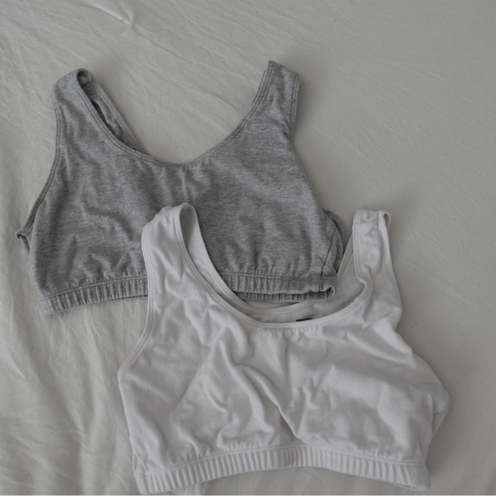 2 pack fruit of the loom workout bra/ bralettes